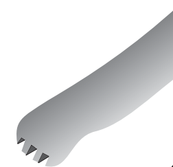 Membranae Scratcher (Membrane Peeler 20G Stainless Steel / Titanium)